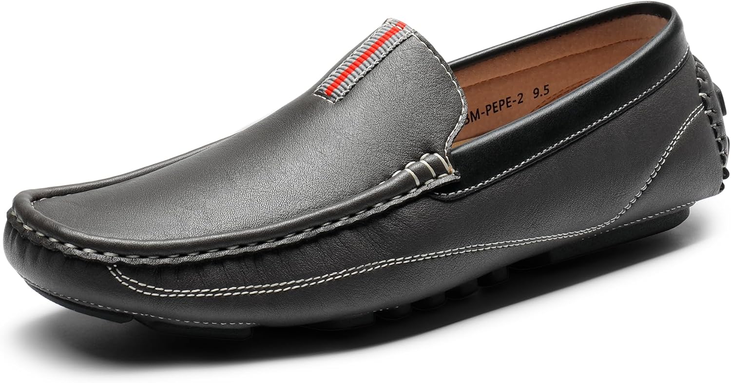 

Мужские мокасины Bruno Marc с пенни-лоафером, слипоны, серый