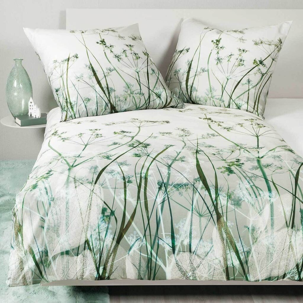 

Сатиновый комплект постельного белья Janine Design Mako современное искусство S 42118 цвет лесной зеленый-06 размер 135х200+80х80см Original Janine
