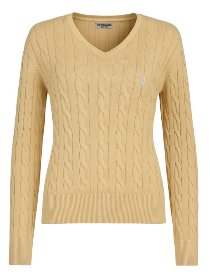 

U.S. Polo Assn. Бежевый свитер