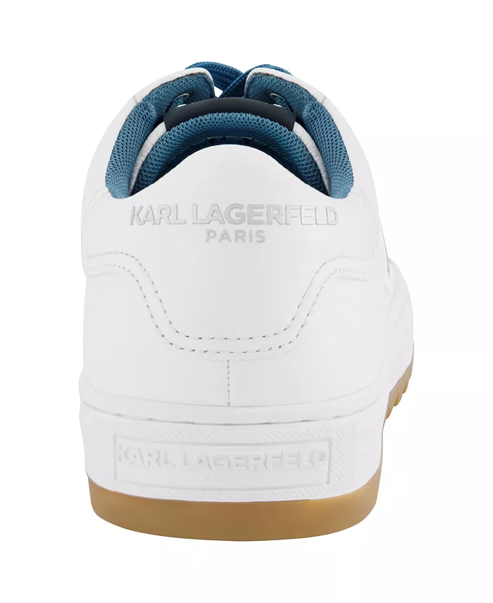 Мужские кроссовки Karl Head Patch из состаренной кожи KARL LAGERFELD PARIS — фото 3