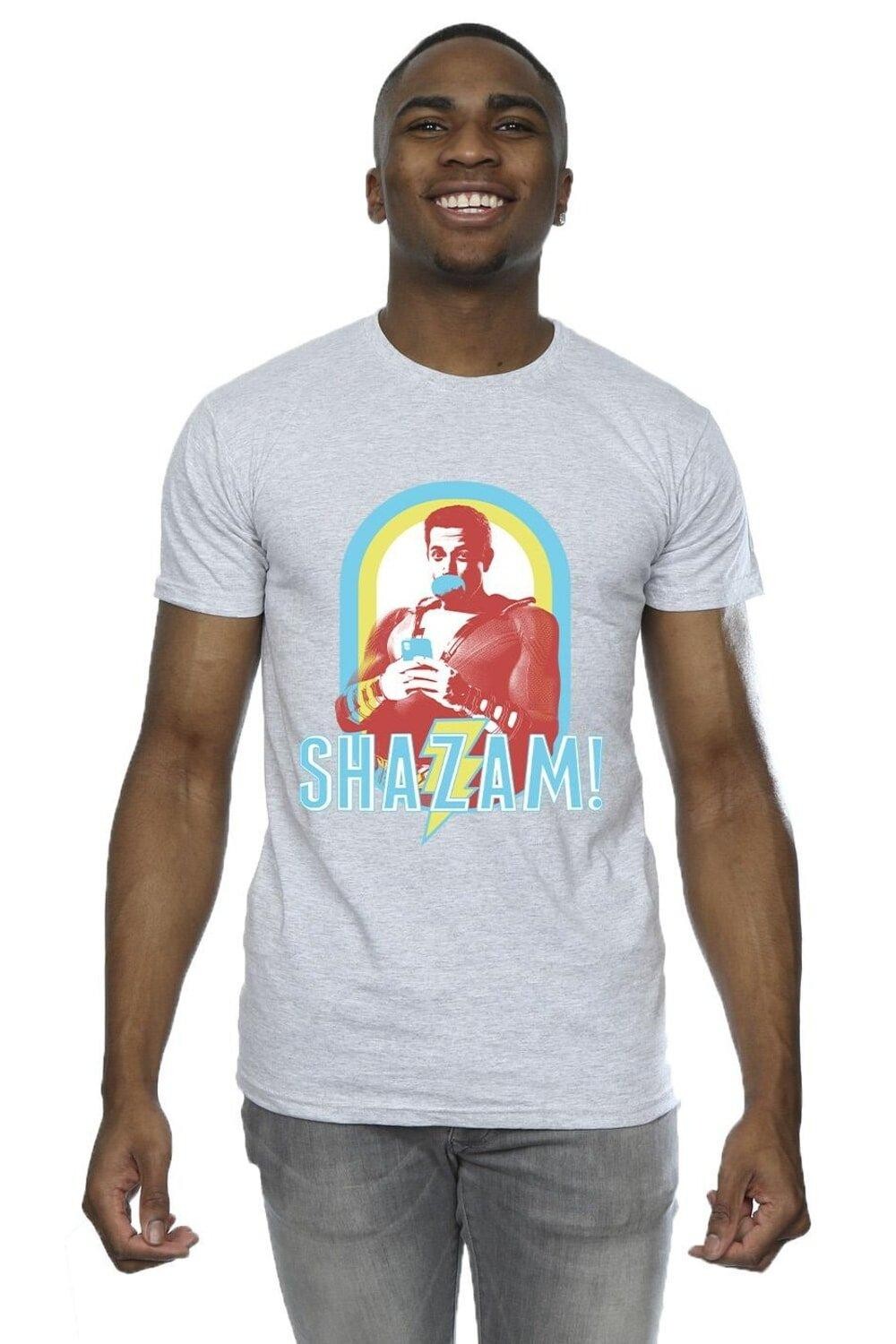 

Футболка в рамке Shazam Buble Gum DC Comics, серый