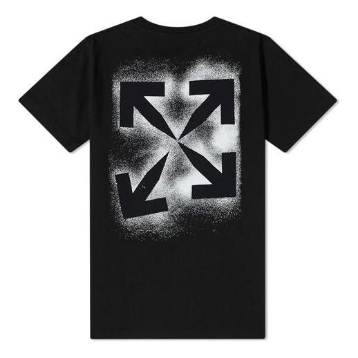 

Футболка stencil short-sleeve slim tee 'black/white' Off-White, черный