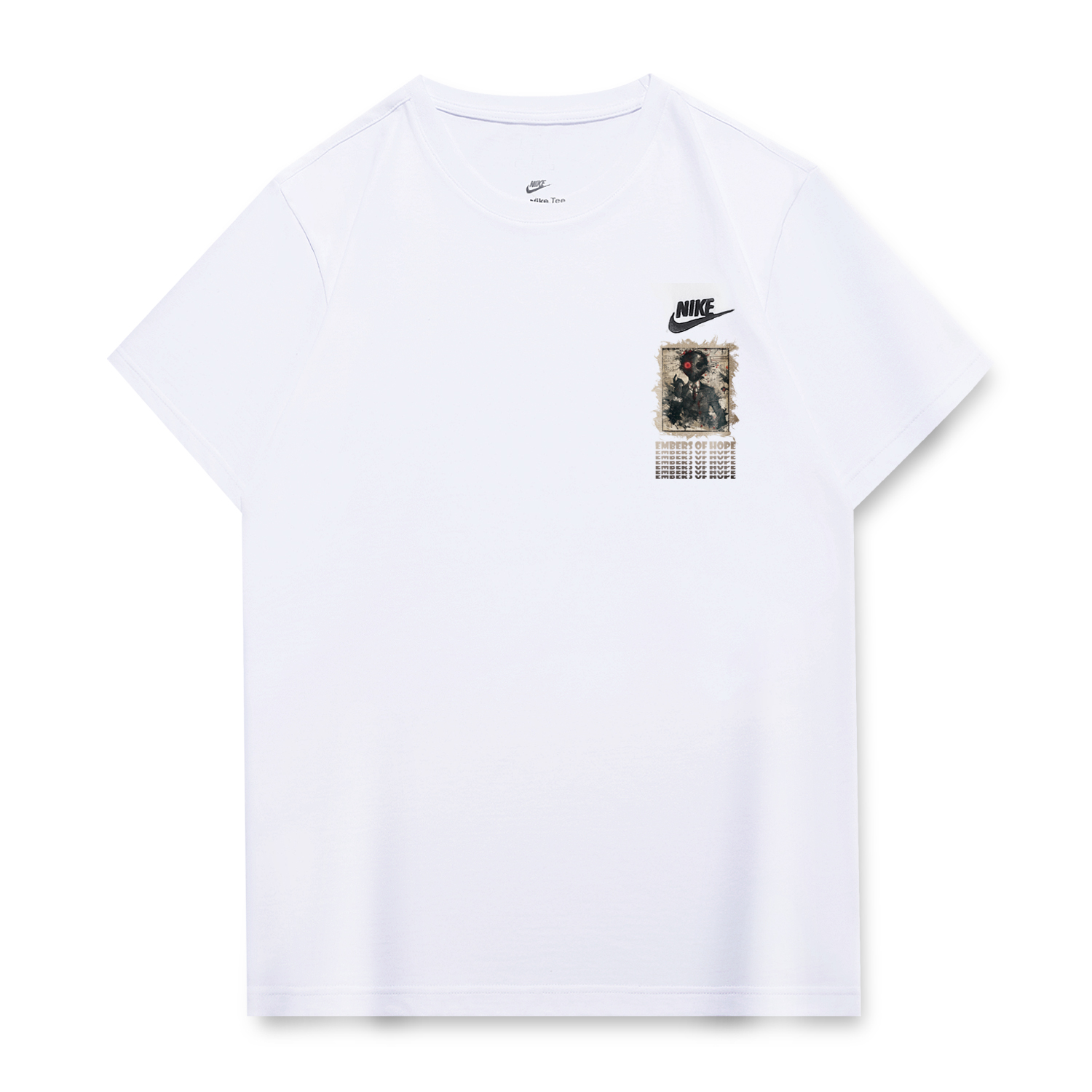 

Nike Футболка унисекс белая, Белый, Nike Футболка унисекс белая