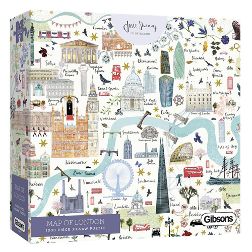 

Пазлы Map Of London Puzzle (1000 Pieces)