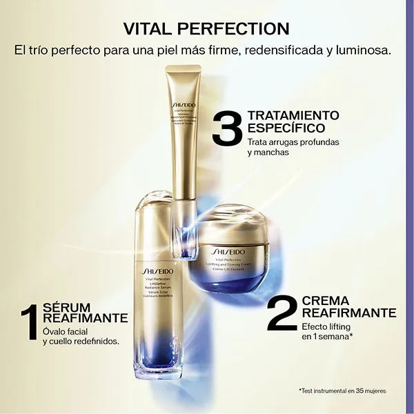 Сыворотка Shiseido — Укрепляющая с лифтинг-эффектом Vital Perfection Liftdefine Radiance Serum, 40 мл — фото 4