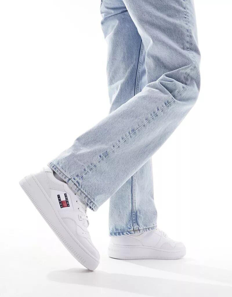 Кроссовки Tommy Jeans Retro, белый/красный/черный
