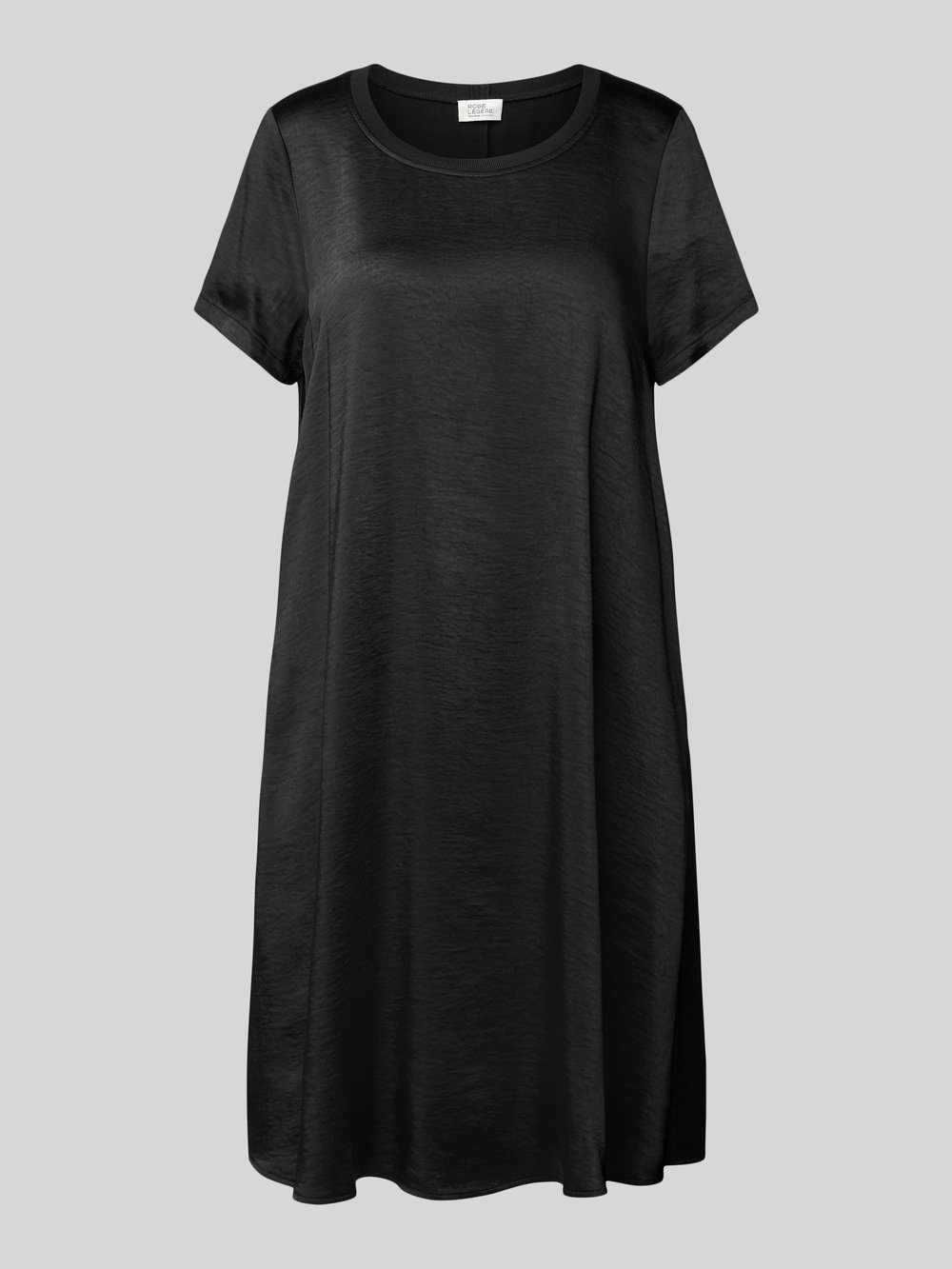 

Платье длиной до колена с круглым вырезом ROBE LÉGÈRE, черный