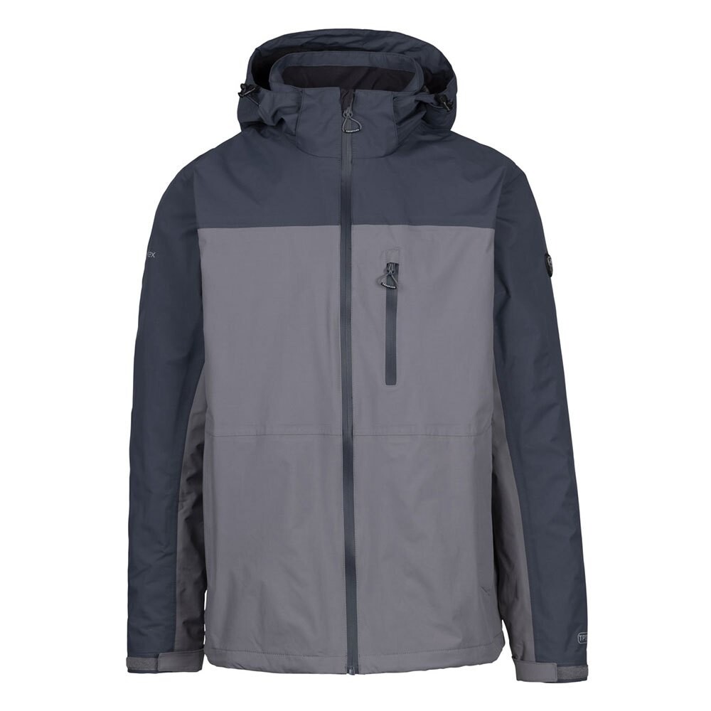 

Куртка Trespass Curbridge Full Zip Rain, серый