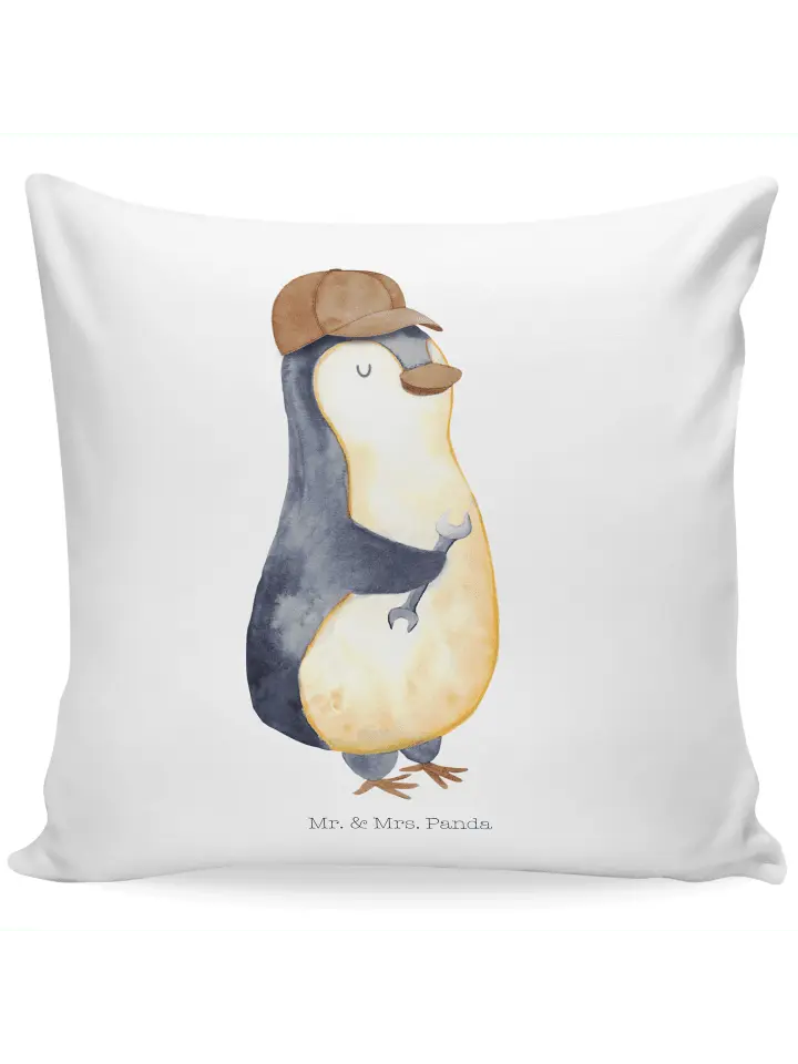 

Подушка Mr & Mrs Panda 40x40 Wenn Papa es nicht reparieren kann, белый