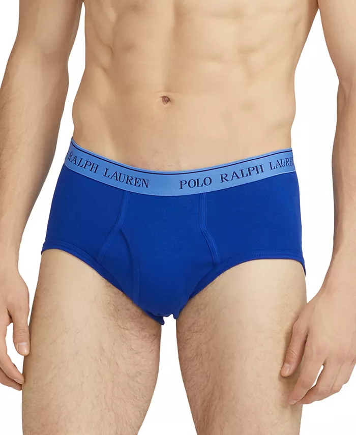 Мужские трусы классического кроя с завышенной посадкой, 4 шт Polo Ralph Lauren, мультиколор — фото 4