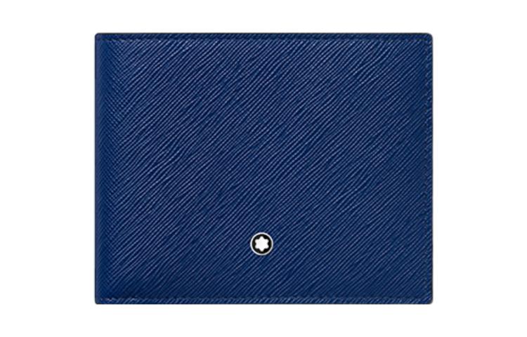 

MONTBLANC Мужской кошелек из коровьей кожи, цвет индиго