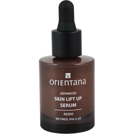 

Advanced Skin Lift Up Serum Reishi с ретинолом H10 0,5% Легкая молочная эмульсия Натуральная веганская антивозрастная сыворотка с эффектом улучшения структуры кожи Бакучиол и коэнзим Q10 30 мл Orientana