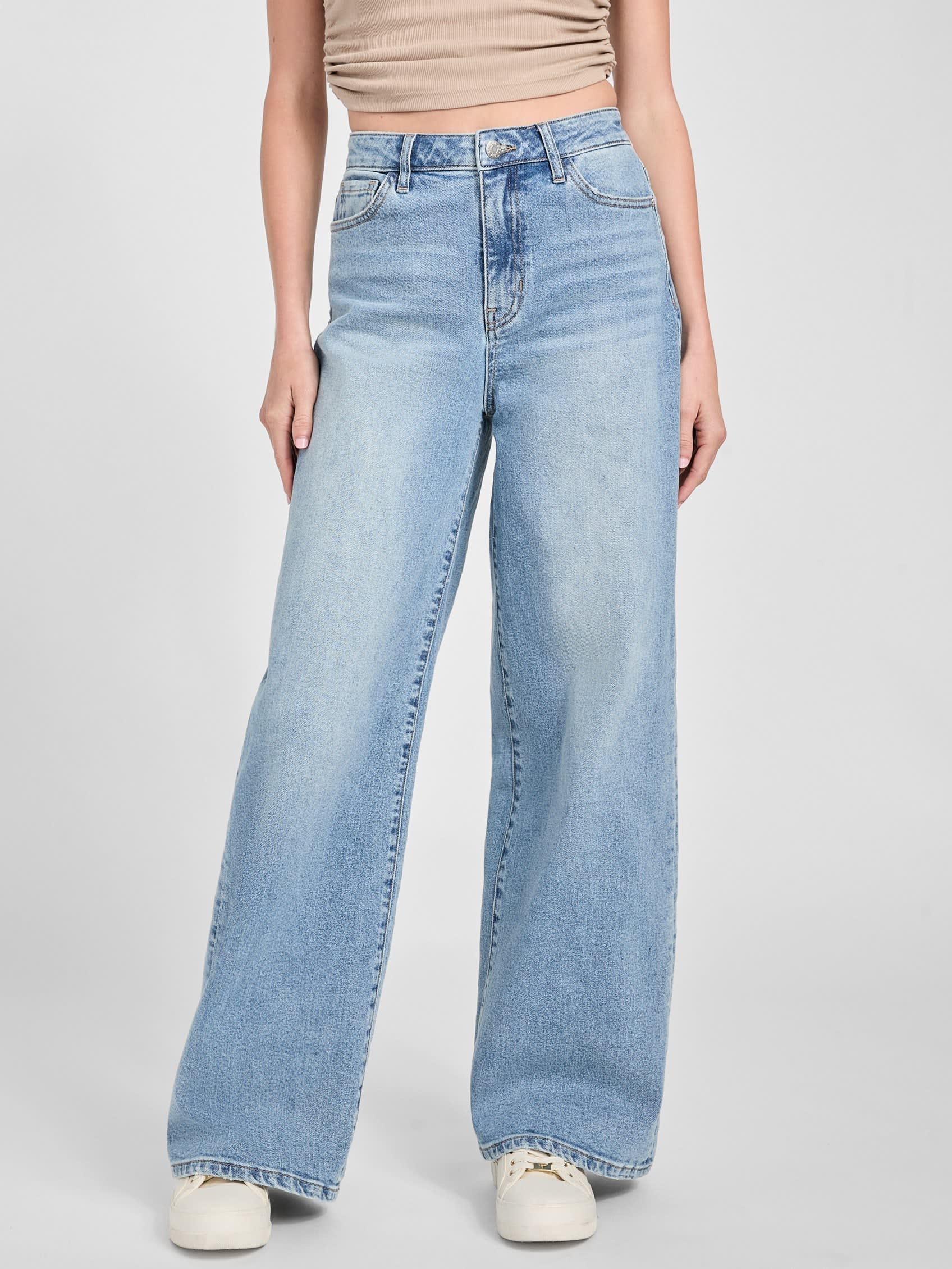 

Широкие джинсовые брюки Lisbeth Guess Factory, цвет medium wash
