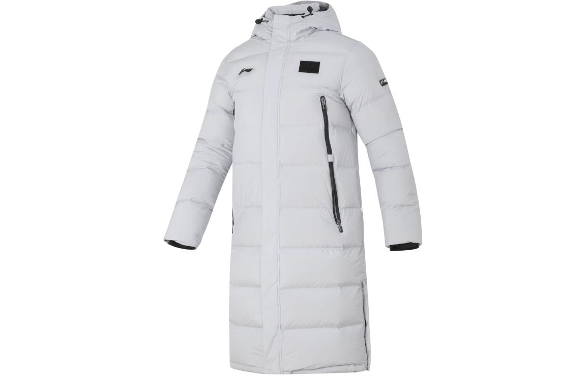 

LINING Серийная куртка пуховик унисекс монетный серый, Coin Gray