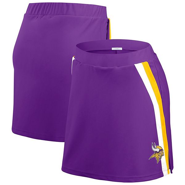 

Женский фиолетовый скут Minnesota Vikings в полоску Wear By Erin Andrews