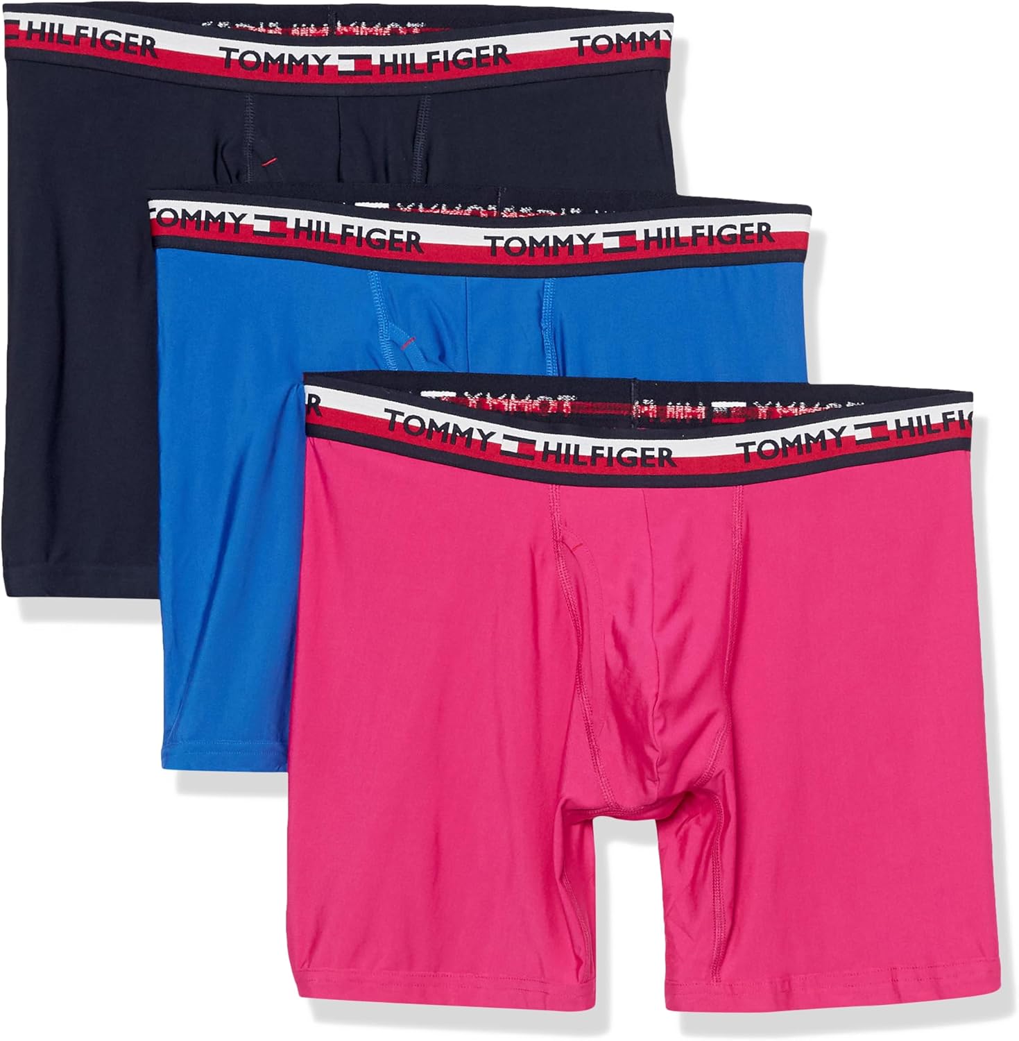 

Мужские трусы-боксеры Tommy Hilfiger Micro Classics, 3 пары, Magenta