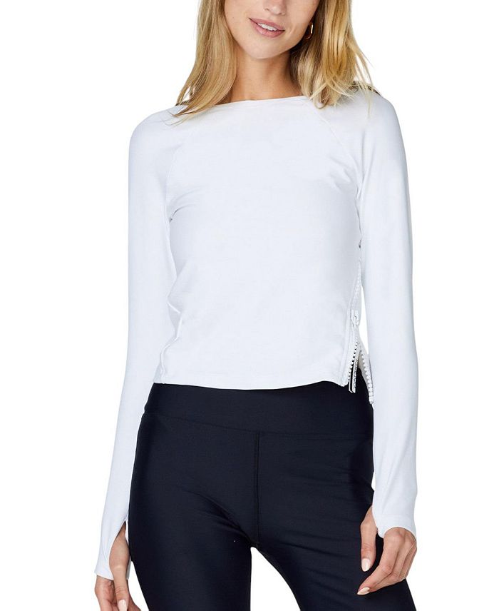 

Женский топ с длинным рукавом Sasha Watskin, белый