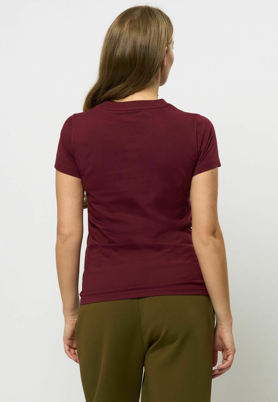 Футболка U.S. Polo Assn. ASSIA, Tawny Port/Bordeaux — фото 3