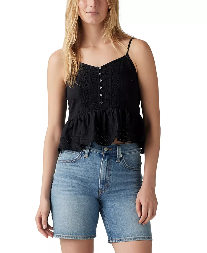 

Женская блузка Cora с вышивкой Levi's, черный