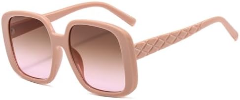 

Модные солнцезащитные очки в квадратной оправе большого размера для женщин, с толстыми линзами, стильные, для путешествий и вождения, защита от ультрафиолета UV400 MTZJH, C3