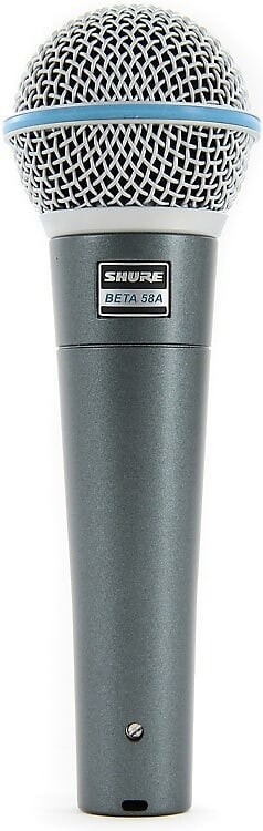 

Кардиоидный динамический вокальный микрофон Shure BETA 58A Handheld Supercardioid Dynamic Microphone