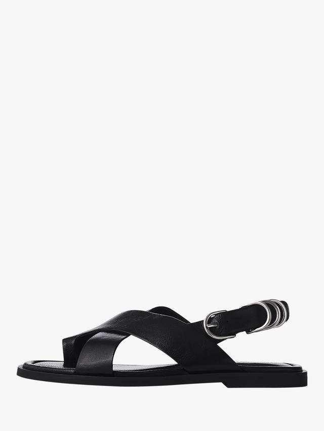 Кожаные сандалии Gia с перекрещивающимися ремешками rag & bone, Black