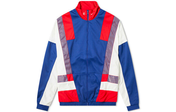Костюм lab x clot woven track suit 'deep royal blue university red white' Nike, синий — фото 2