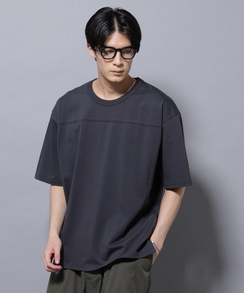 

Футболка свободного кроя с коротким рукавом NANO universe