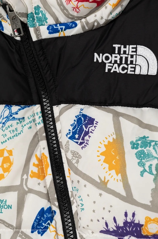 Пуховик-комбинезон для малышей Baby 1996 Retro Nuptse One Piece The North Face, мультиколор — фото 3