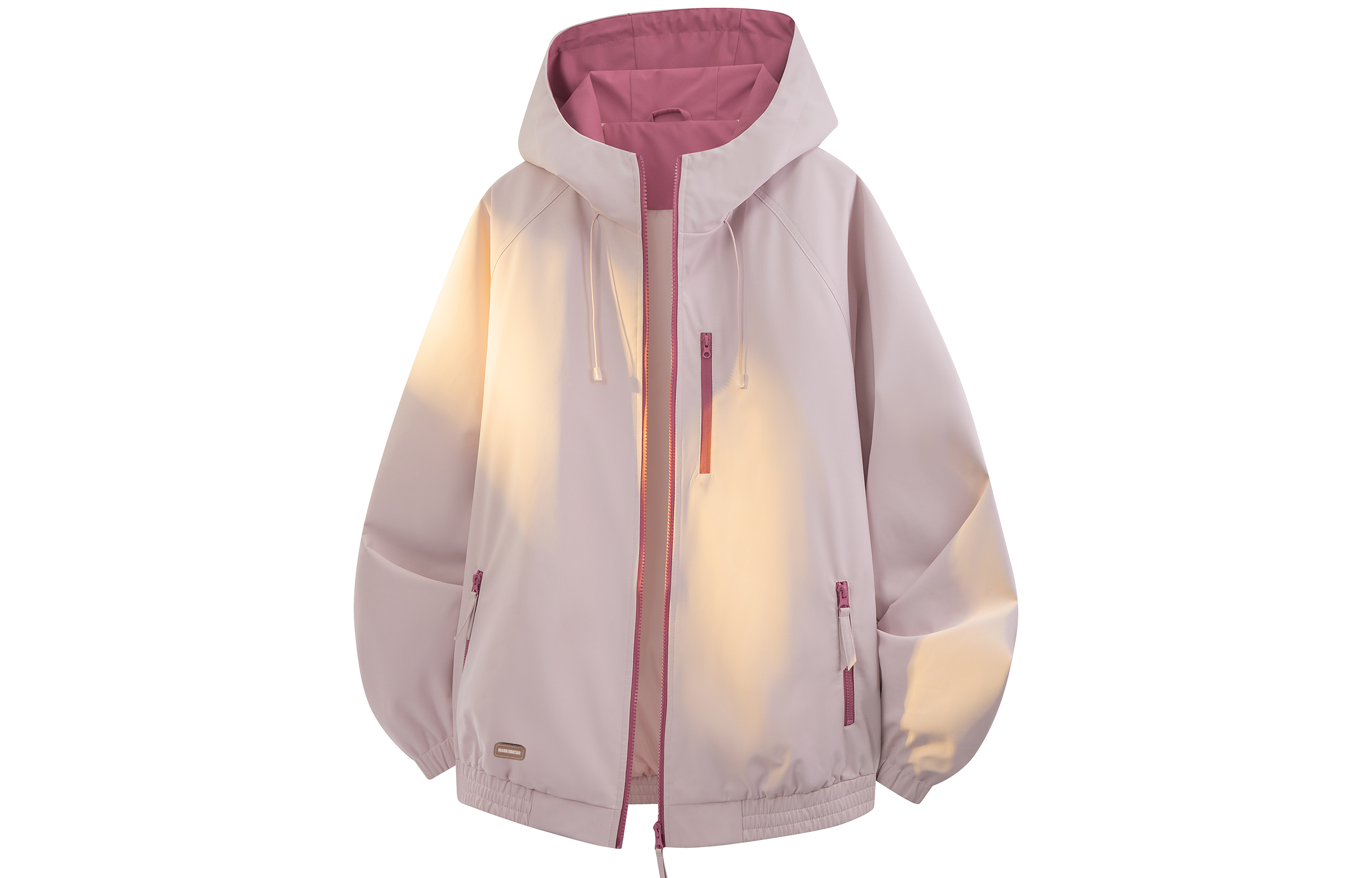 

Куртка Unisex Hooded Moderate Workwear WARRIOR, розовый[free diy badge]