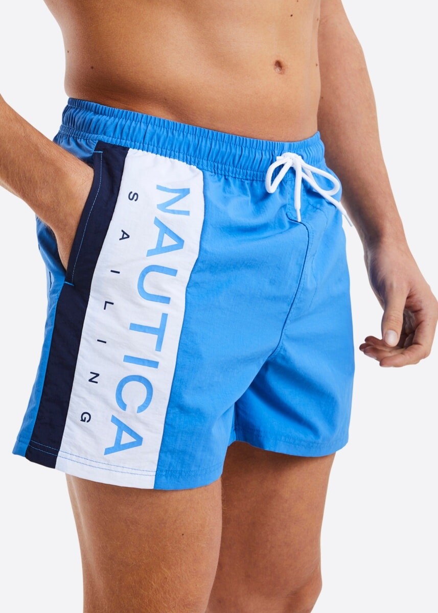 

Мужские шорты-бермуды на резинке на талии Nautica, синий