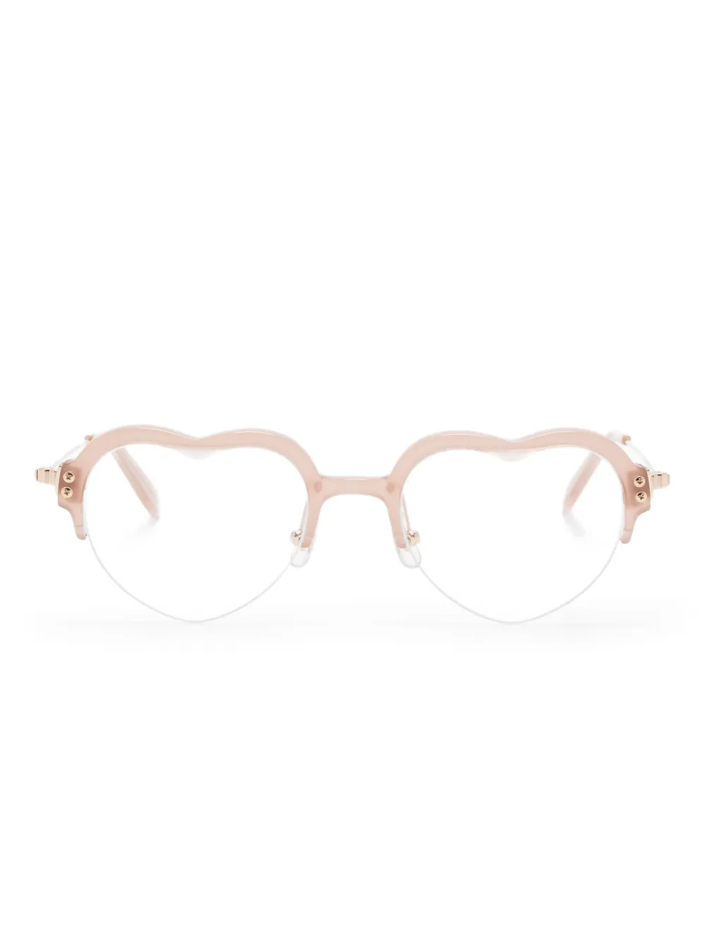

Очки с оправой в форме сердца Megane and Me, розовый