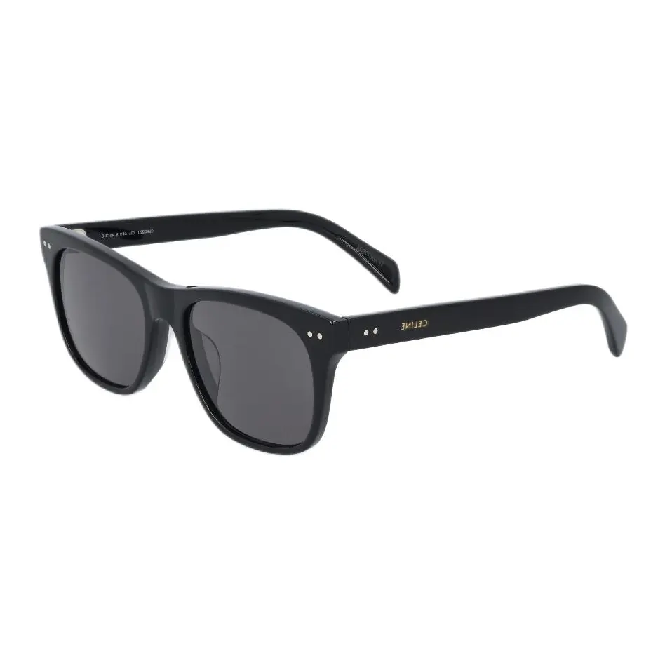 

CELINE Ацетатные квадратные солнцезащитные очки мужские черные, Black