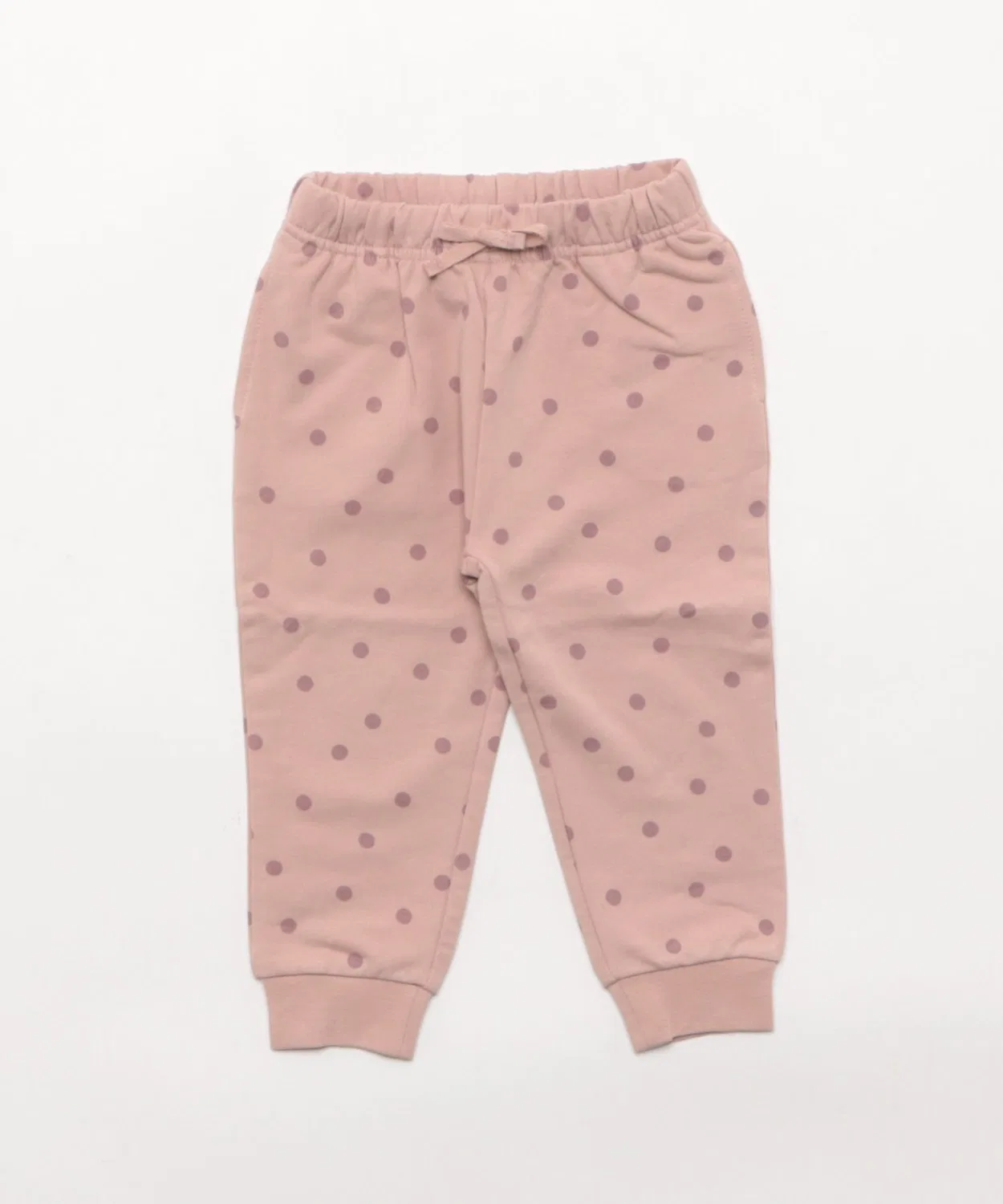 Спортивные штаны Relaxed Fleece Sweatpant с горошком, хлопок, розовые