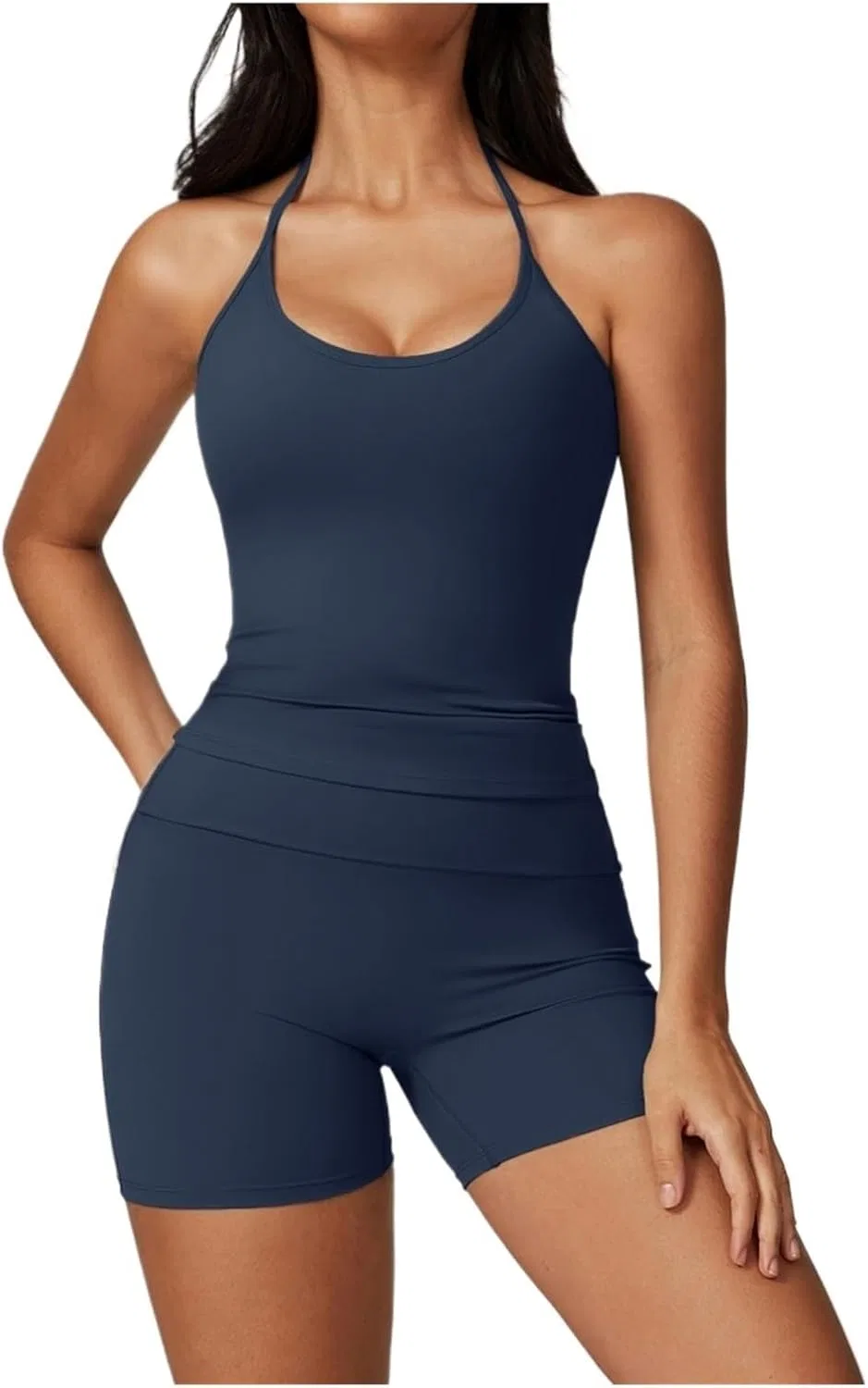 Женский спортивный комплект из 2 предметов, Navy Blue 4