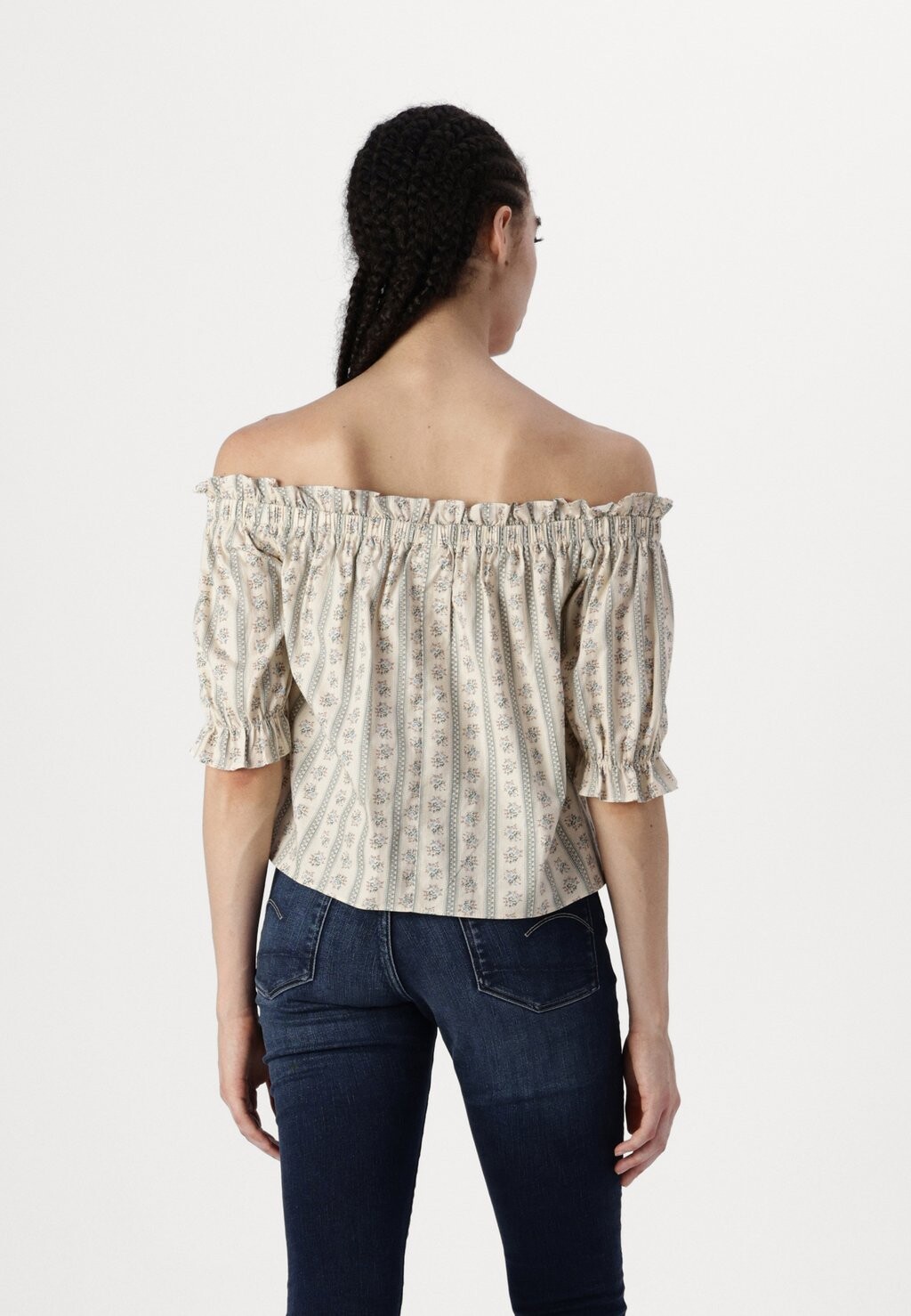 

Блуза VILAURA OFF SHOULDER VILA, молочный