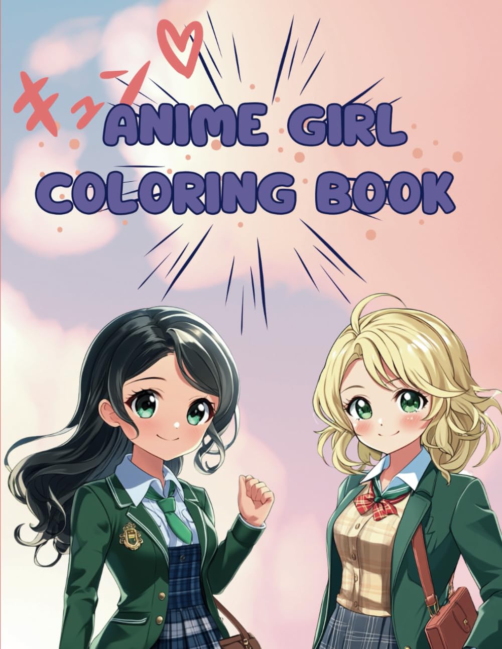 

Anime girl coloring book: Cute, Cool & Fantasy-Inspired Anime Girls for Teens and Adults (Independently published)