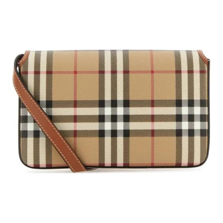 Сумка Burberry Hampshire бежевая — фото 3