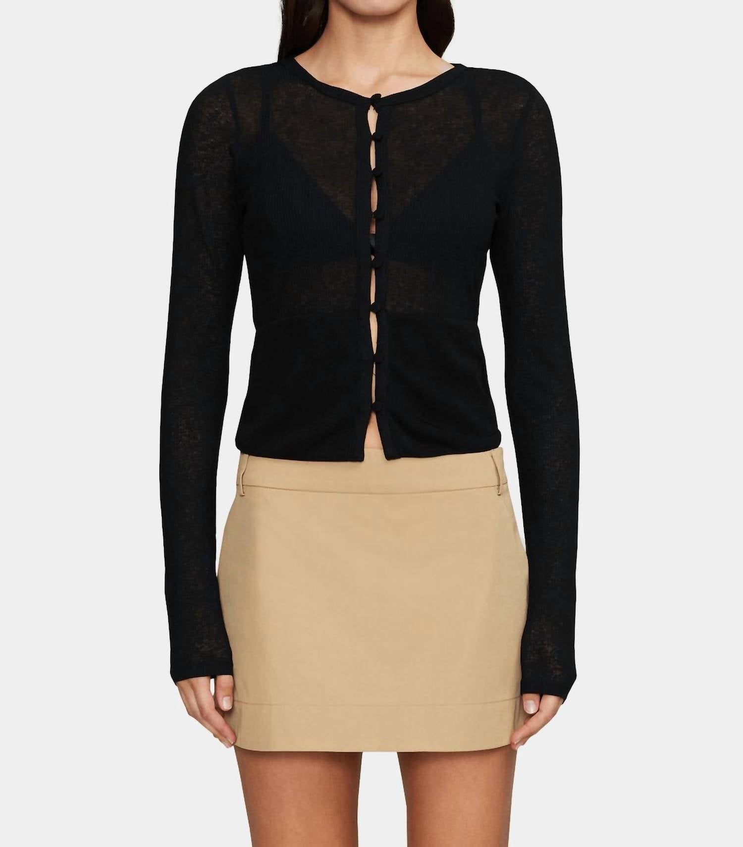 

Кардиган Cindy в черном цвете Ownley