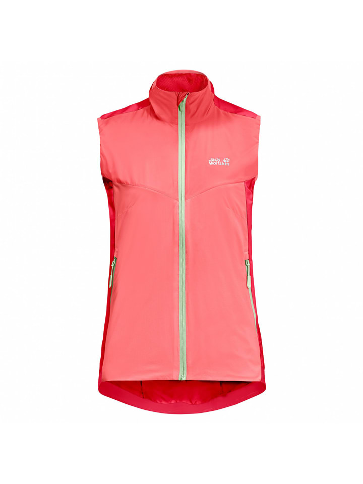 

Jack Wolfskin Жилет W Tourer Softshell красного цвета