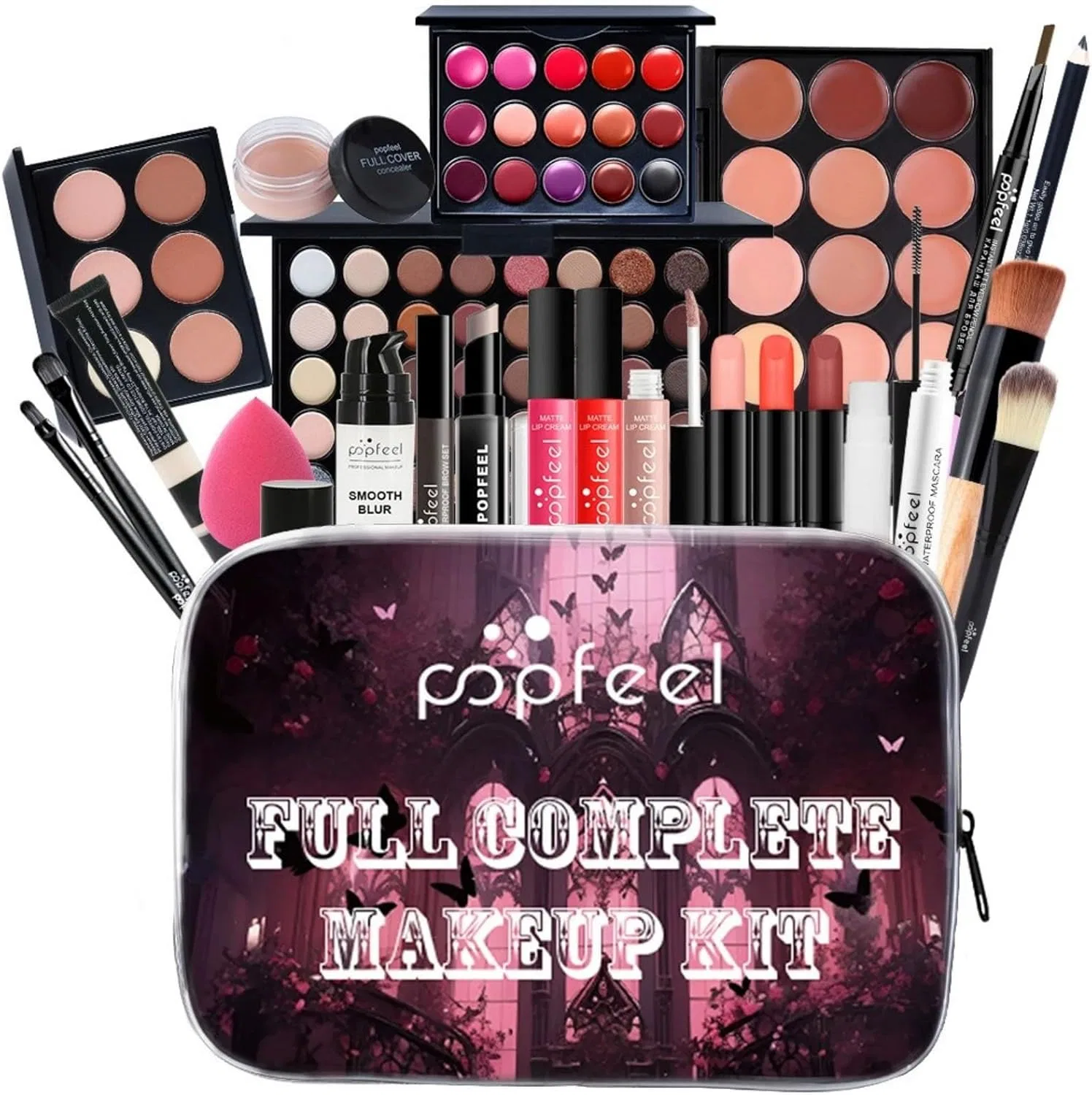 Набор косметики POPFEEL из 25 предметов, мультиколор