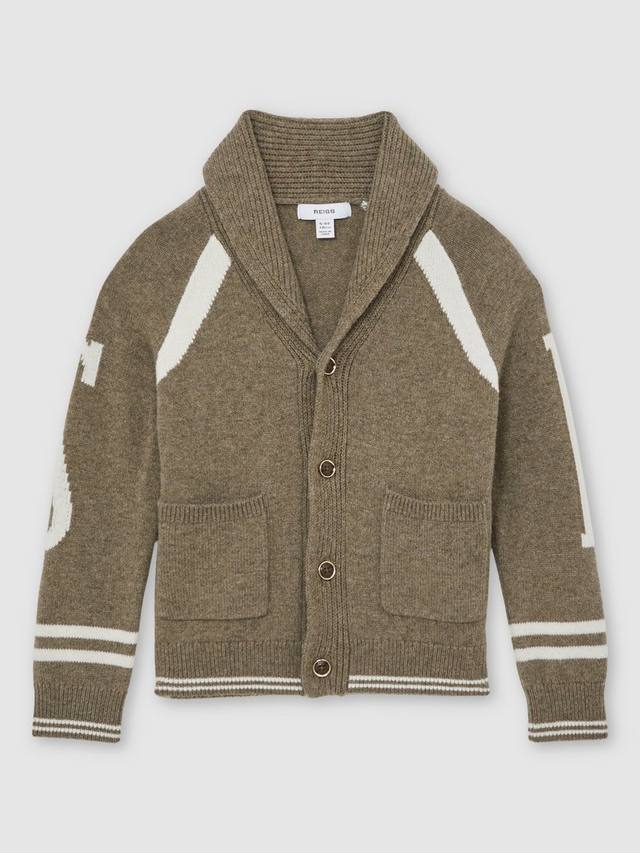 

Детский кардиган Donny вязаный Reiss, Dark Green