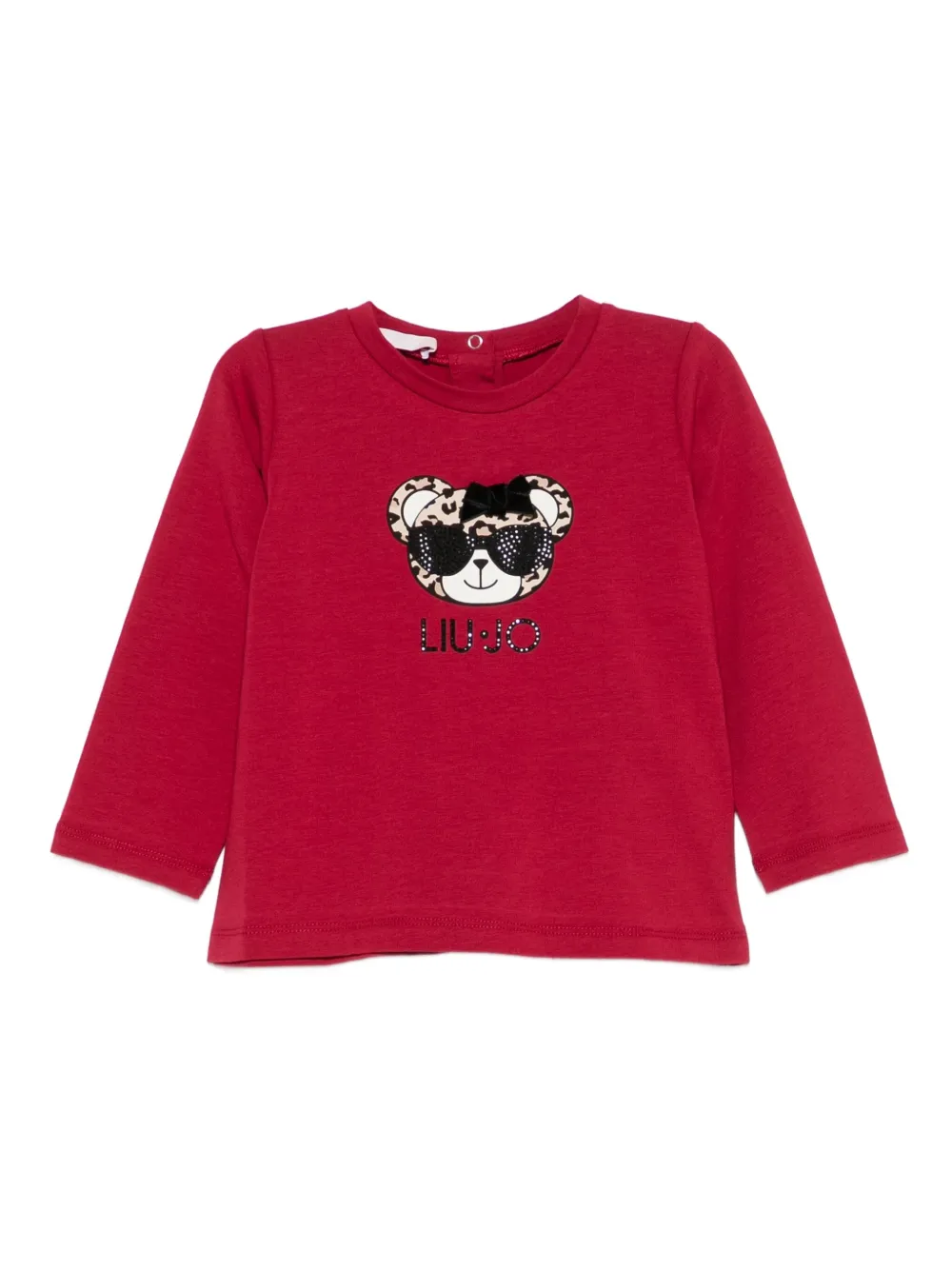 

Топ с длинными рукавами и принтом Liu Jo, красный