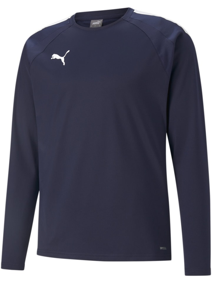

Puma Пуловер «TeamLIGA Training Sweat» синего цвета