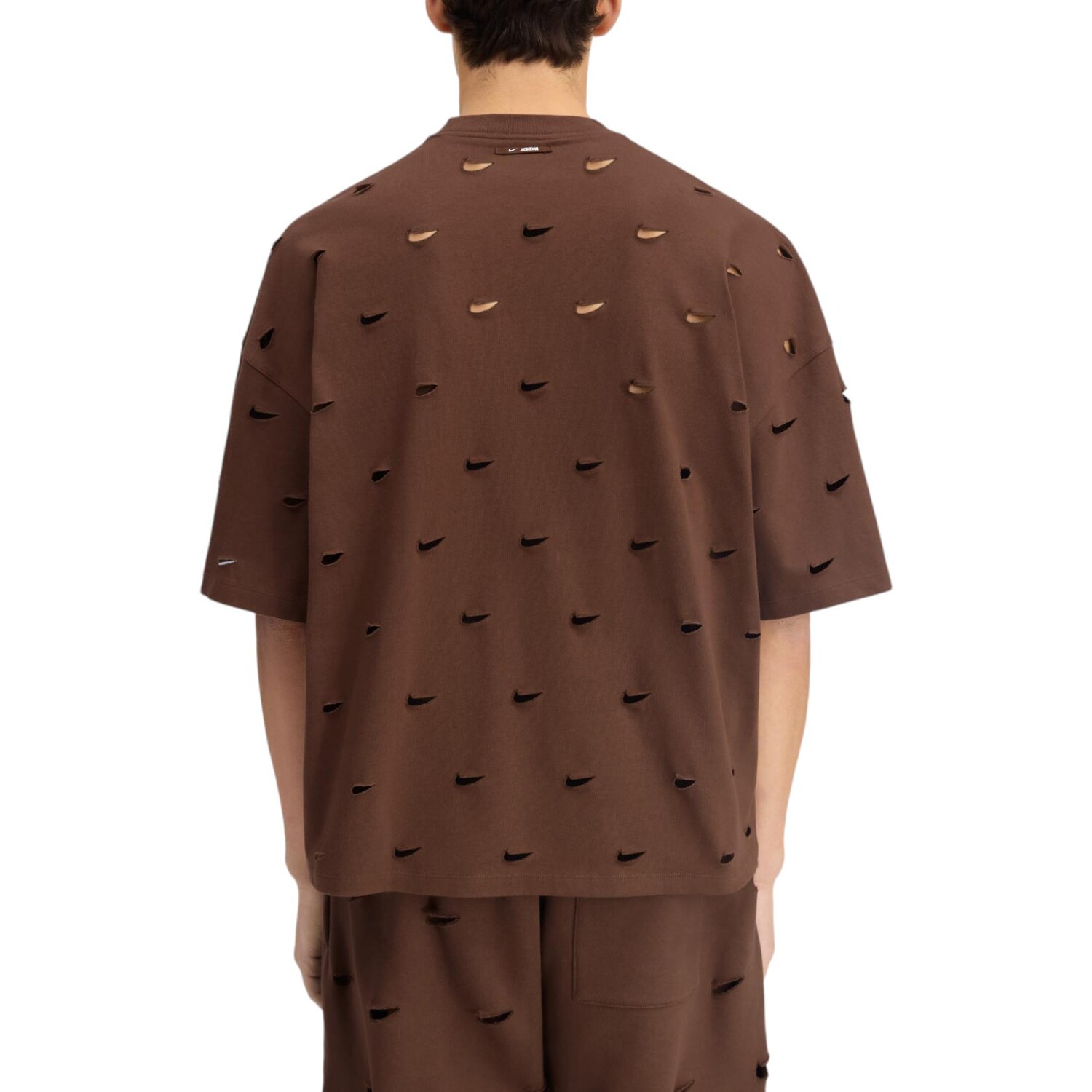 Футболка X Jacquemus унисекс цвета какао-коричневого цвета Nike, коричневый — фото 3