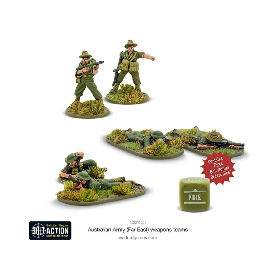 

Оружейные группы австралийской армии (Дальний Восток), Bolt Action - Australian (28mm)