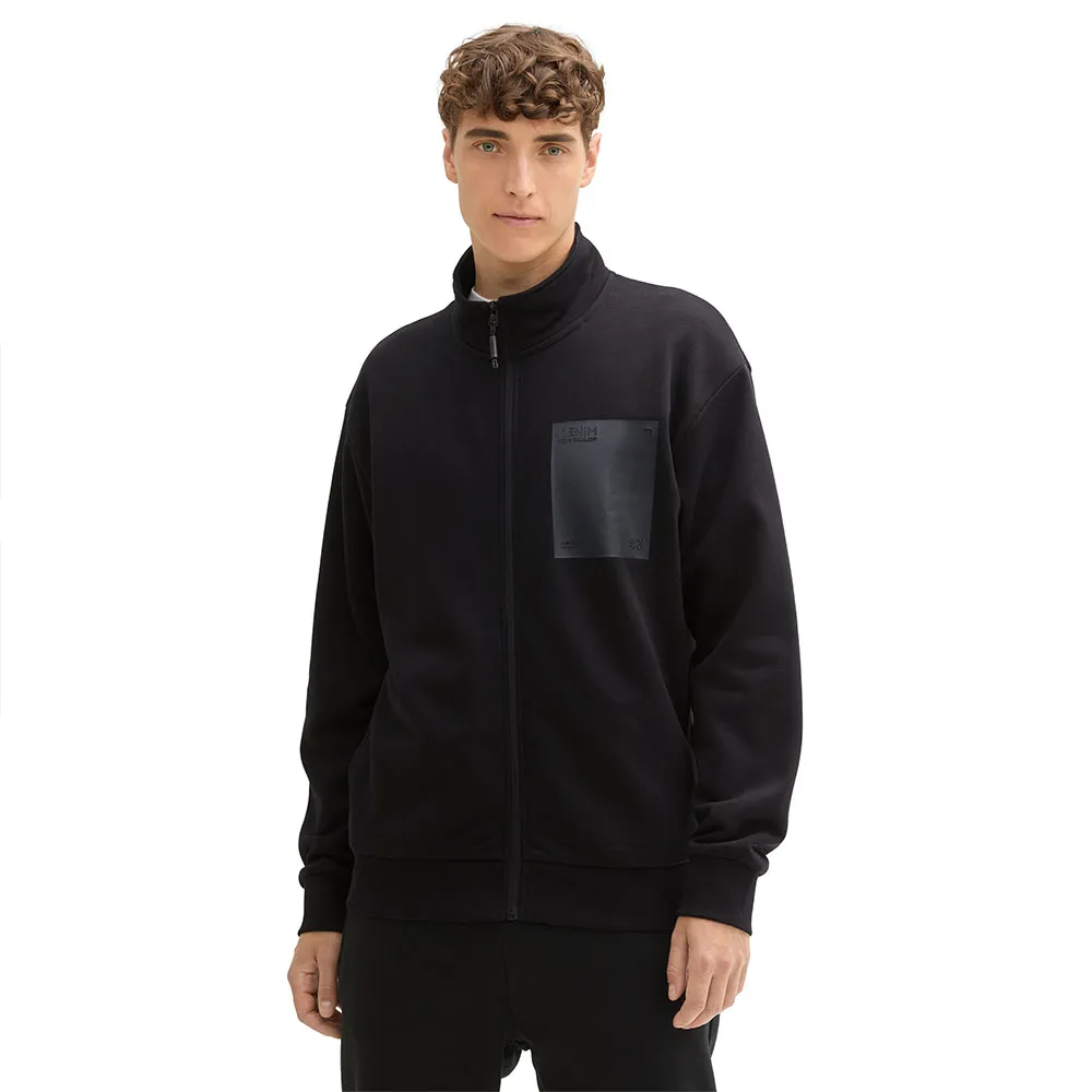 

Толстовка Tom Tailor Stand Up Collar full zip, черный