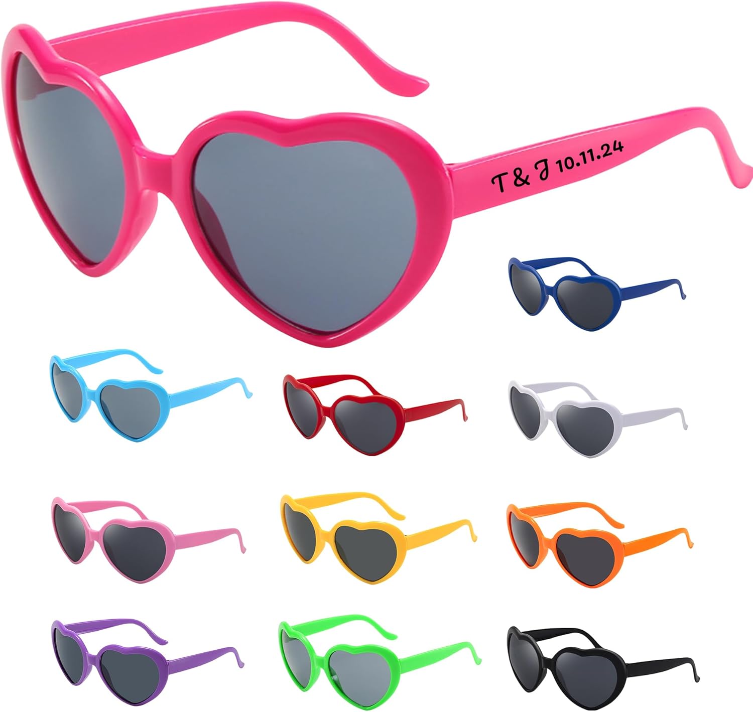 

Персонализированные солнцезащитные очки оптом, изготовление на заказ свадебных солнцезащитных очков для взрослых, персонализированные солнцезащитные очки для гостей на вечеринке, печать текста на дужках DFDG, Rose Red