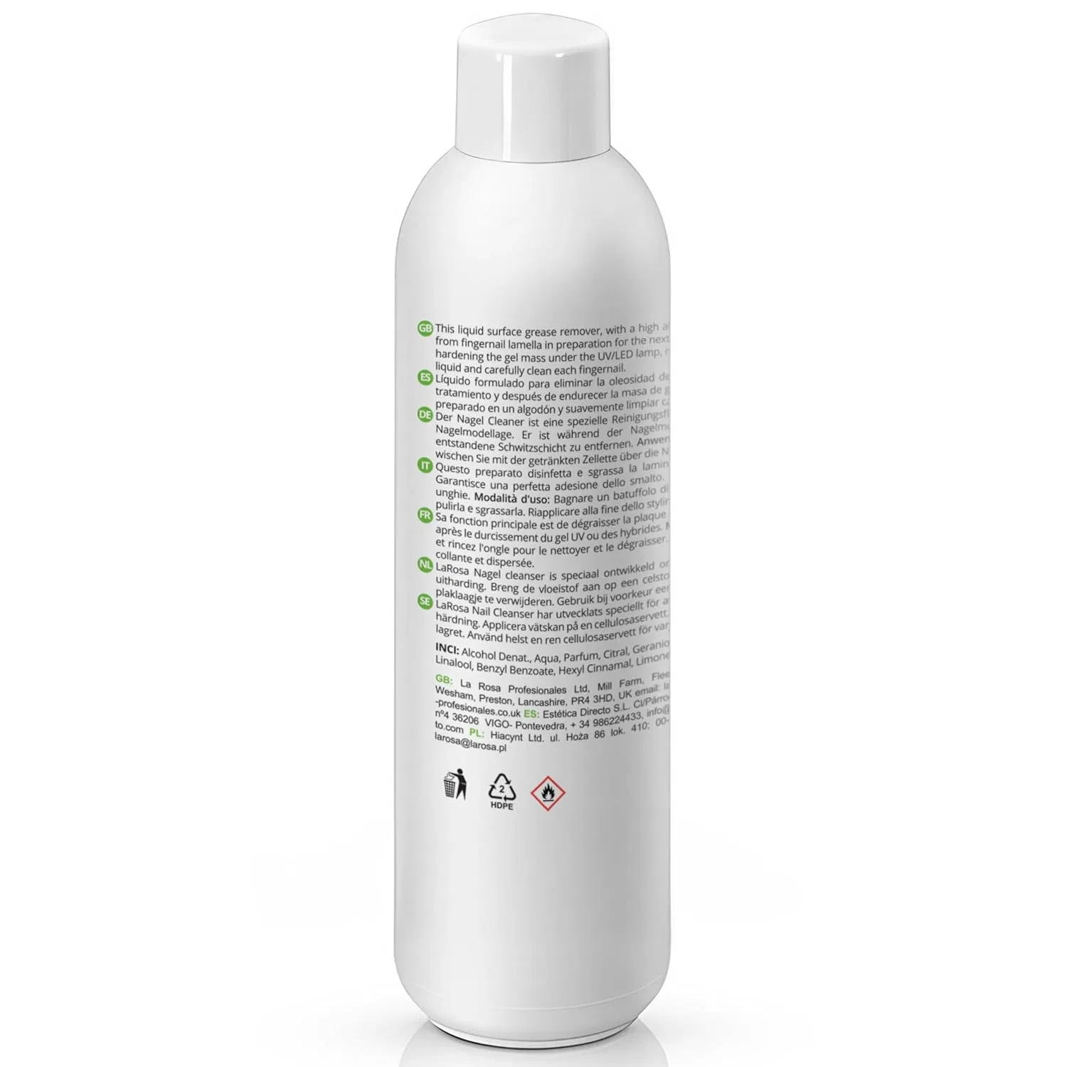 Обезжириватель для ногтей LaRosa Nail Cleaner 1000 мл La Rosa — фото 2