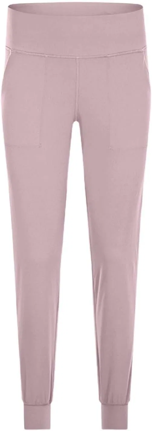 Женские свободные йога-брюки с карманами, Pink — фото 2